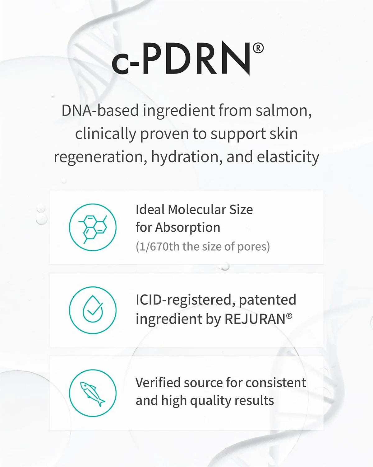 REJURAN Skin Protection Mask – c-PDRN® Hydrating Sheet Mask - Image 4